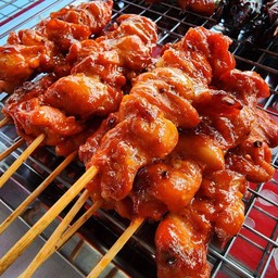 ไก่ย่างแดง สูตรสมุนไพร