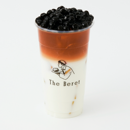 พรีเมียมชาไทยนมไข่มุก Premium Thai Milk Tea w/ boba
