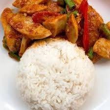 ผัดพริกเผาหมูยอ.....