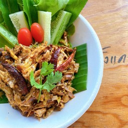 ตำไก่ตั้งตั้งแคมป์