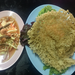 ยำปลาดุกฟู