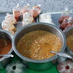 น้ำพริกป้าบานเย็น.ตลาดนัดบ้านอ้อย