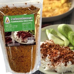 น้ำพริกแม่เล็กสุบิน น้ำพริกนรกแมงดาซิปล็อค 180 กรัม