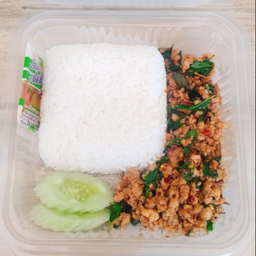 ข้าวกระเพราพริกแห้ง