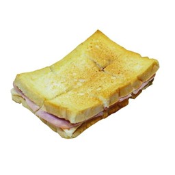 คริสปี้แซนวิชแฮมไก่รมควันชีส