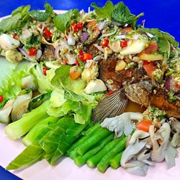 ปลาช่อนลุยสวน