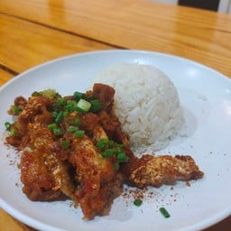 ข้าวซอสหม่าล่า(เมนูใหม่)