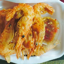 กุ้งแม่น้ำทอดเกลือ