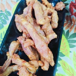 หมูทอดแดดเดียว