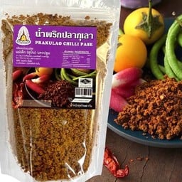 น้ำพริกแม่เล็กสุบิน น้ำพริกปลากุเลาซิปล็อค 180 กรัม