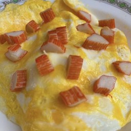 ข้าวไข่ข๊นข้นปูอัด