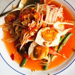 ผัดไท หอยทอด ยำ ตำ ตะพึดตะพือไทเลย Agow42 coffee & Restaurant อาโกว