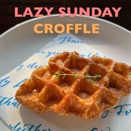 Lazy Sunday Croffle (ครอฟเฟิล เลซี่ ซันเดย์)