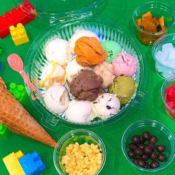 ไอติมไข่แข็ง ไอติมโฮมเมด I-ZU fusion สามย่านมิตรทาวน์