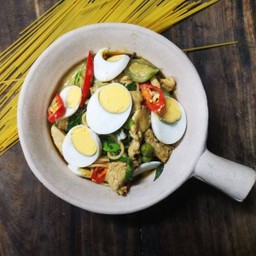 Spaghetti Green Curryสปาเก็ตตี้แกงเขียวหวาน