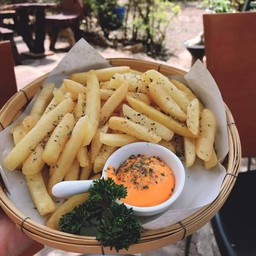 เฟรนฟรายทอดราดชีส