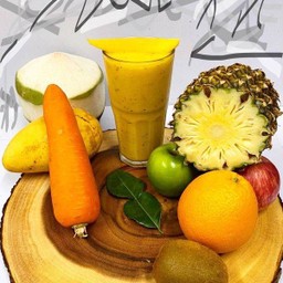 Mango Passion Shake มะม่วงเสาวรสปั่น