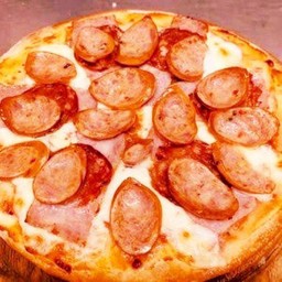 Pizza แฮมซอสเซจ ดูโอ้ ชีสล้น