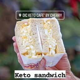 Keto  แซนวิชไข่ชีส