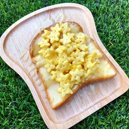 ปังปิ้งเนยนม ซีเรียล Honey Star (2แผ่น)