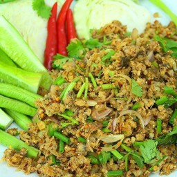 ลาบปลาดุกย่าง