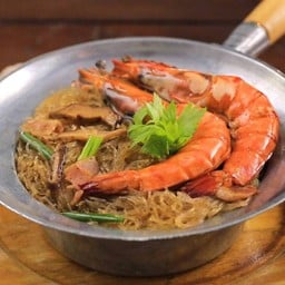 กุ้งอบวุ้นเส้น