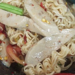 ตำมาม่าหมูยอ+ปลาร้า