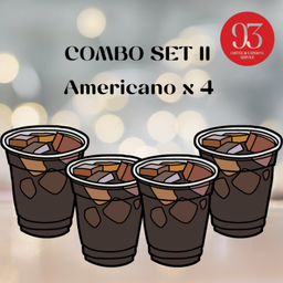 SET AMERICANO 4 แก้ว... ราคาพิเศษ