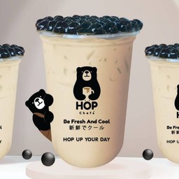 ชานมไข่มุกกาแฟHop Chafe ฮ็อป ชาเฟ่ หน้าเซเว่นบ้านร่องส้าว