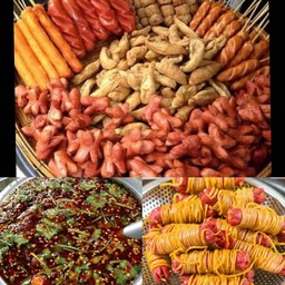 ลูกชิ้นทอดตามสั่งน้ำจิ้มรสเด็ดหลังเทคนิค