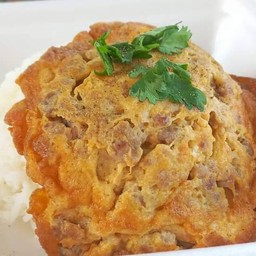 ข้าวไข่เจียวหมูสับ