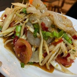 ตำกุ้งสด