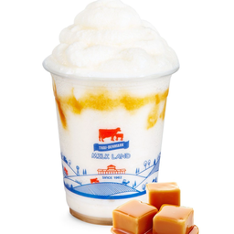 นมสดคาราเมลเกล็กหิมะ