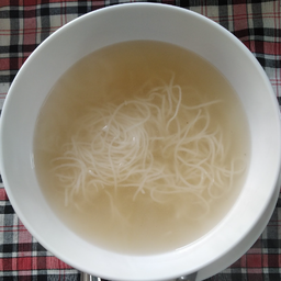 ก๋วยจั๊บต้มเส้น (ไม่ผัก ไม่เนื้อ มีแต่เส้น)