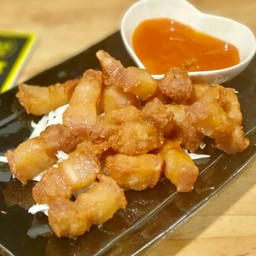 หมูสามชั้นทอดน้ำปลา