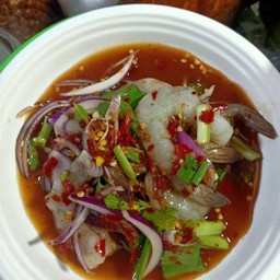 ยำกุ้งสด