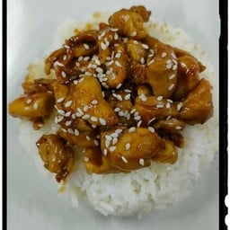 ข้าวไก่ผัดซอสเทริยากิ ห่อกระดาษ