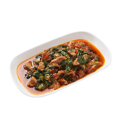 เป็ดย่างผัดกะเพรา