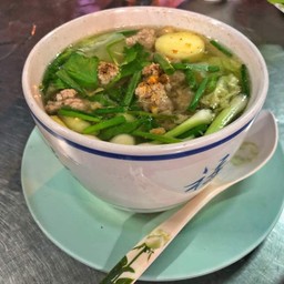 ต้มจืดรวมมิตร (เต้าหู้ไข่ หมูสับ วุ้นเส้น)