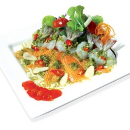 แซลมอนกุ้งแซบ