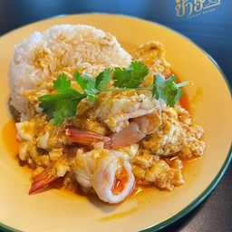 [อร่อยซ่ากับโค้ก] ข้าวไข่ข้นกุ้ง +  Coke (กระป๋อง)