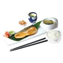 ชุดแซลมอนย่างซีอิ้ว