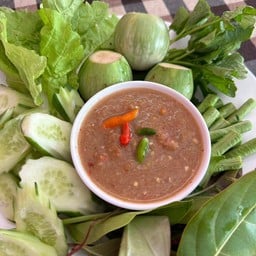 ชุดน้ำพริกกะปิพร้อมผักสด