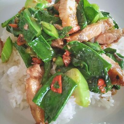 ข้าวผัดคะน้า