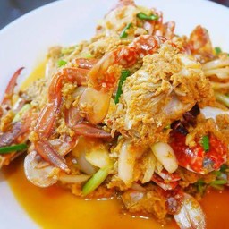 ปูม้าผัดผงกระหรี่