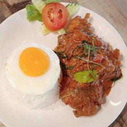 ข้าวราดฉู่ฉี่ ปลากระพง