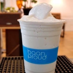 นมสดปั่นมะพร้าวกะทิ