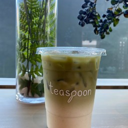 Iced Genmaicha Latte