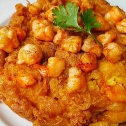 ข้าวไข่เจียวกุ้ง