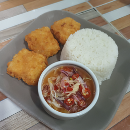 ข้าวปลาทอดลุยสวน